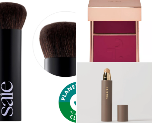 essential makeup products✨💋 cover photo collage