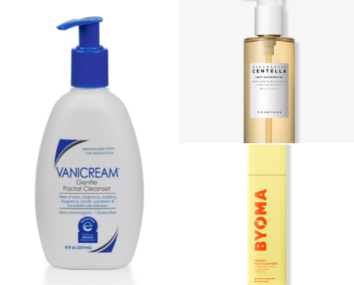 Skincare! My personal routine, for dry, acne prone skin! cover photo collage