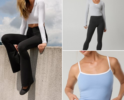Aerie must haves (athletic wear) cover photo collage