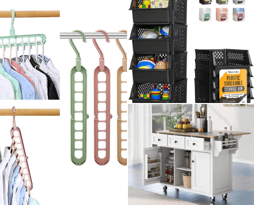 Organize small spaces cover photo collage