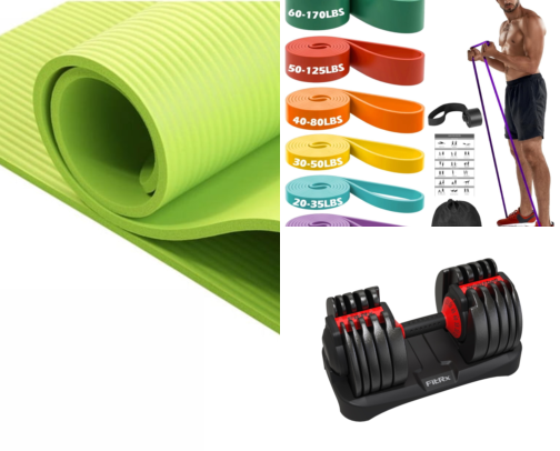 Home Gym & Sports Gear That's Worth It 💪 cover photo collage