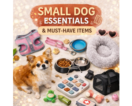 Small Dog Essentials Every Pet Owner Swears By cover photo collage