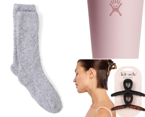 Cozy Stocking Stuffers for Her (Little Gifts Women Over 40 Love) cover photo collage