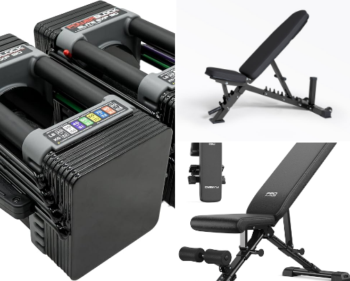 Best Home Gym Equipment for Muscle Growth cover photo collage