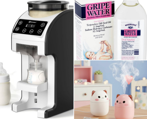 Must have baby essentials cover photo collage