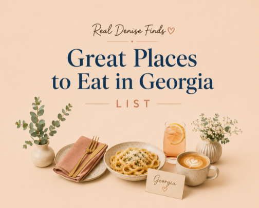 Great Places to Eat in Georgia cover photo collage