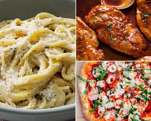 Food and Recipes cover photo collage