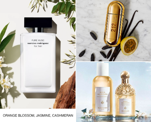 My favourite perfumes cover photo collage