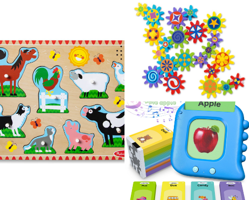 Toys my Toddler LOVES! cover photo collage