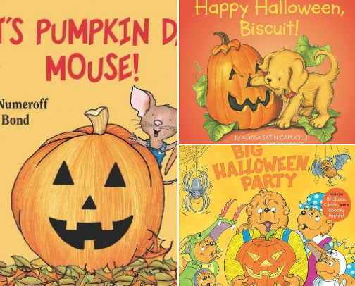 Halloween Books for Kids cover photo collage
