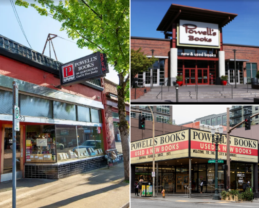 The Best Independent Portland Book Stores cover photo collage