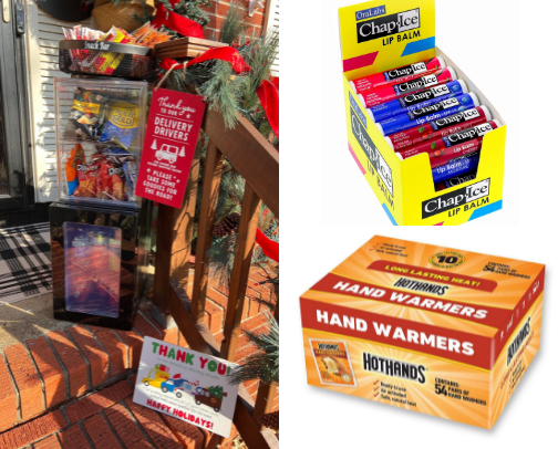 Delivery driver thank you cover photo collage