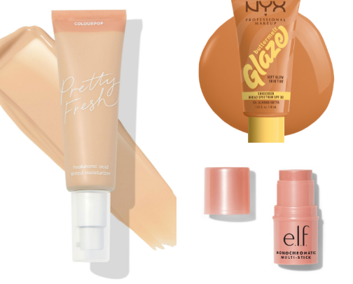 My quick summer makeup ☀️🍉 cover photo collage