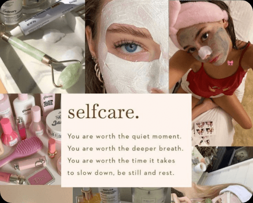 step by step skincare routine cover photo collage