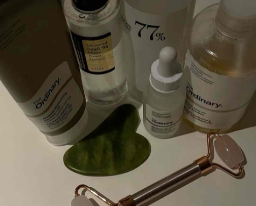 rhi’s skincare cabinet cover photo collage