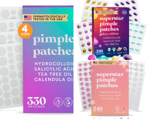 The BEST pimple patches!! cover photo collage