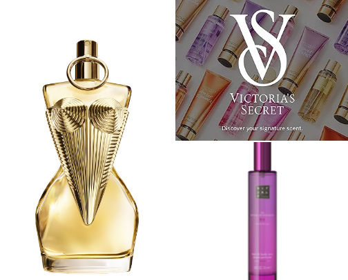 my favorite perfumes and body mists✨ cover photo collage
