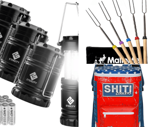 Camping Must Haves! cover photo collage