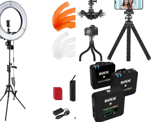 Content creator/Gadget list cover photo collage