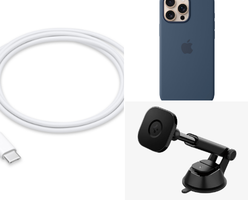 iPhone accessories cover photo collage