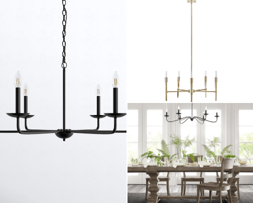 The 15 Best Chandeliers of 2023 for Every Style and Room cover photo collage