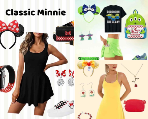 Magical Disney Inspired Park Outfits cover photo collage