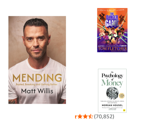 Best seller books right now cover photo collage