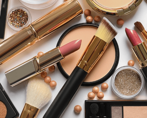 BEST quality makeup + skincare  products💄 cover photo collage
