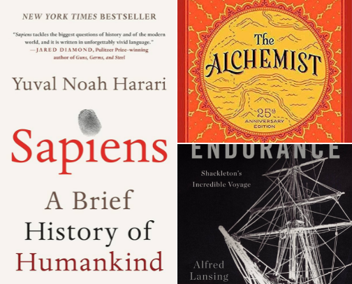 Books that make me feel like things are important cover photo collage
