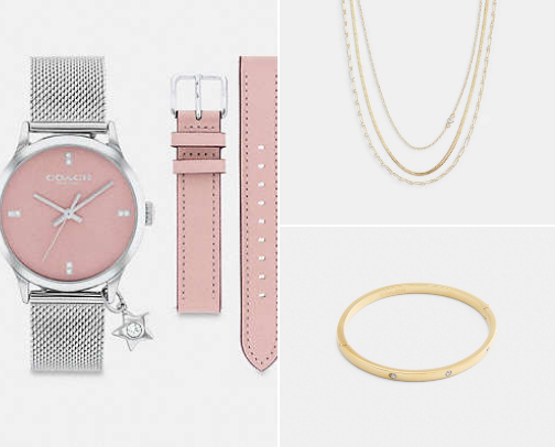 Coach Jewelry and Watches cover photo collage