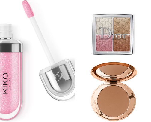 It girl makeup products🪩🤩💄🫦 cover photo collage