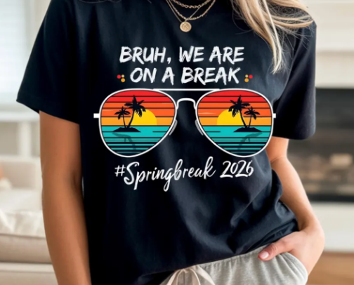 Spring Break T-Shirts You'll Want in Every Color! cover photo collage