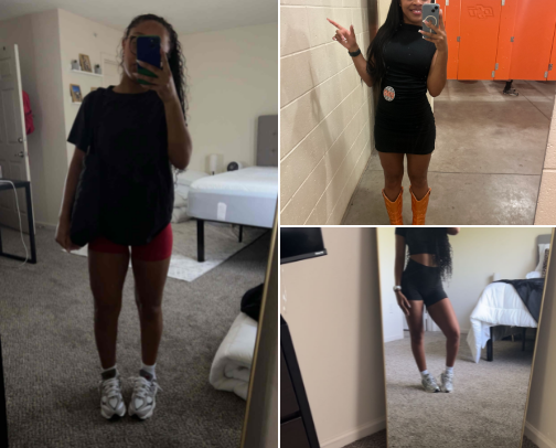 what i wear in a week as a college student cover photo collage