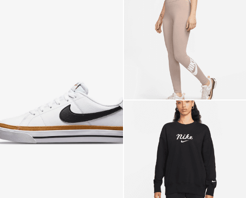 My favourite NIKE products cover photo collage