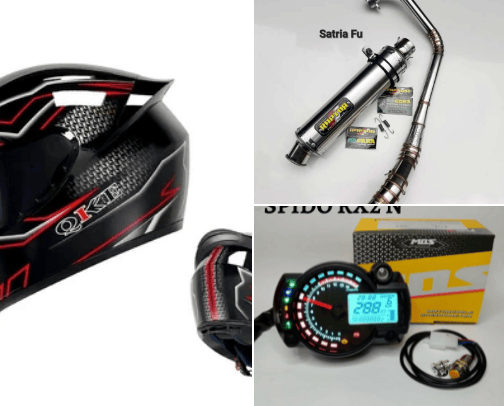 You can find car and motorbike spear parts here cover photo collage