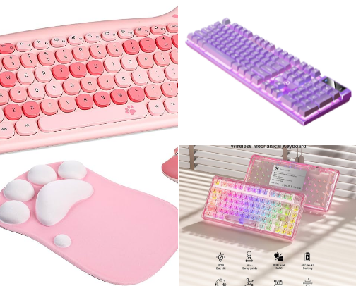 Cute Keyboard⌨️ | Here’s a list of cute keyboard recommendations! cover photo collage