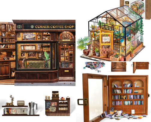 Bookshelf Art cover photo collage