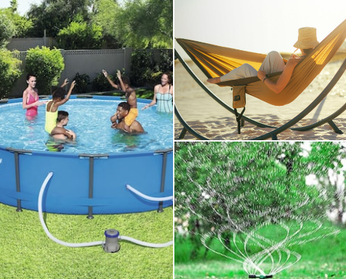 Low Budget Ways to Revamp Your Backyard for Summer cover photo collage