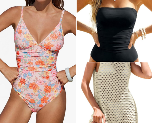 Summer Swimsuits ☀️ cover photo collage