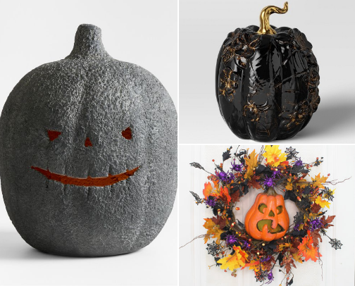 “Pumpkins & Spells: Cozy Fall + Halloween Décor” cover photo collage