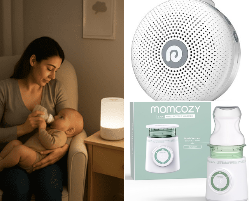 Baby essentials. cover photo collage