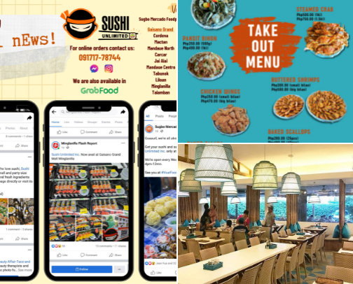 Plan to have a meal somewhere? cover photo collage