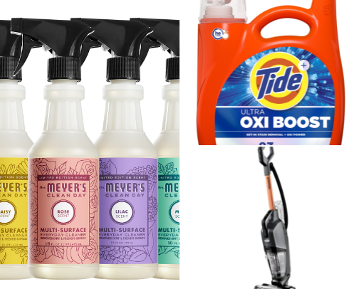 Cleaning Products cover photo collage