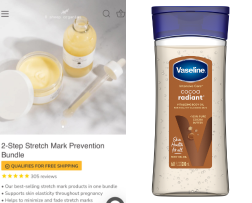 Body care cover photo collage