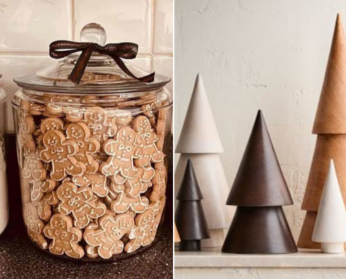 minimal neutral christmas vibes cover photo collage