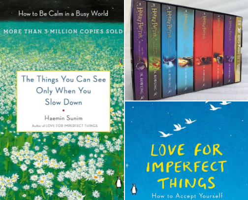 Books That I Love to Read Again and Again cover photo collage