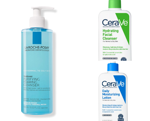 Skin care for oily skin cover photo collage