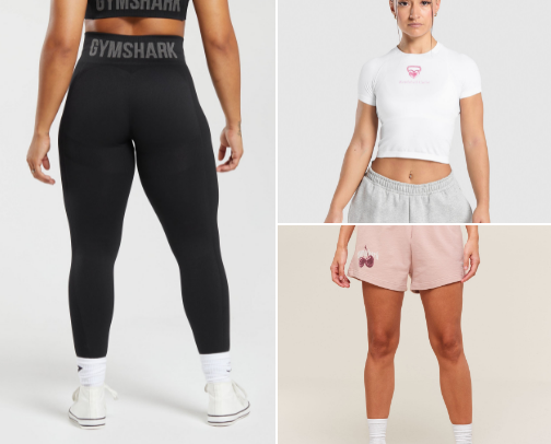 best gymshark picks (for girlies with a long torso!) cover photo collage
