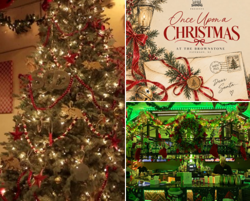 Best Christmas Pop-Up Bars & Festive Restaurants in NYC, NJ & the Tri-State Area cover photo collage