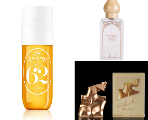 my fav fragrance items!! cover photo collage